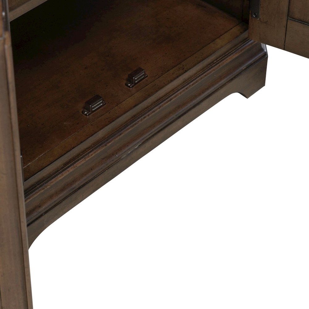 Arden Road Dining Room Corner Cabinet Display - Satin Cherry