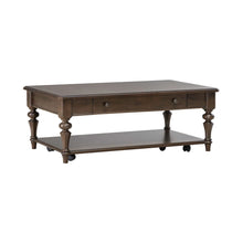 Arden Road Living Room Rectangular Cocktail Table  - Satin Cherry