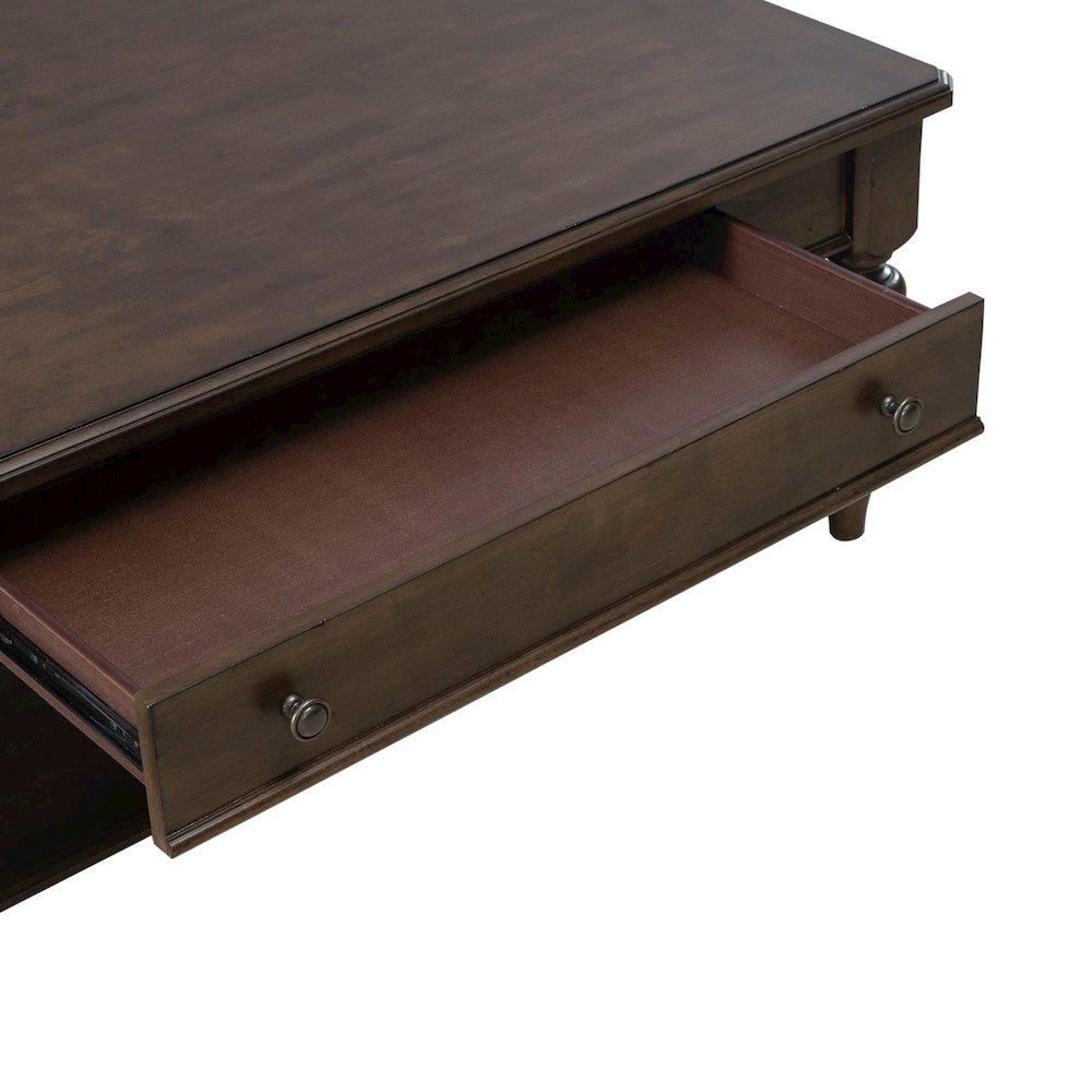 Arden Road Living Room Rectangular Cocktail Table  - Satin Cherry