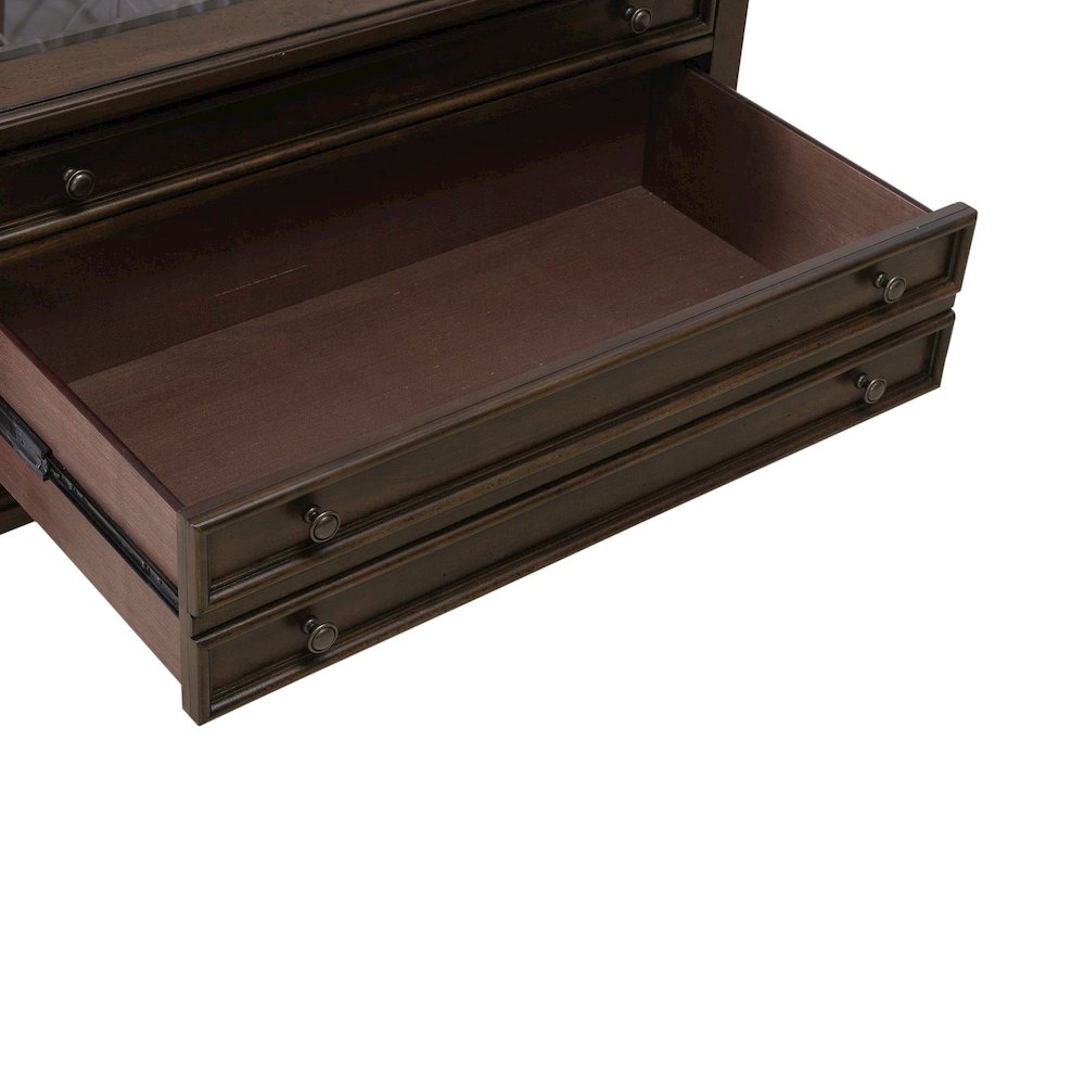 Arden Road Living Room Square Collector Cocktail Table  - Satin Cherry