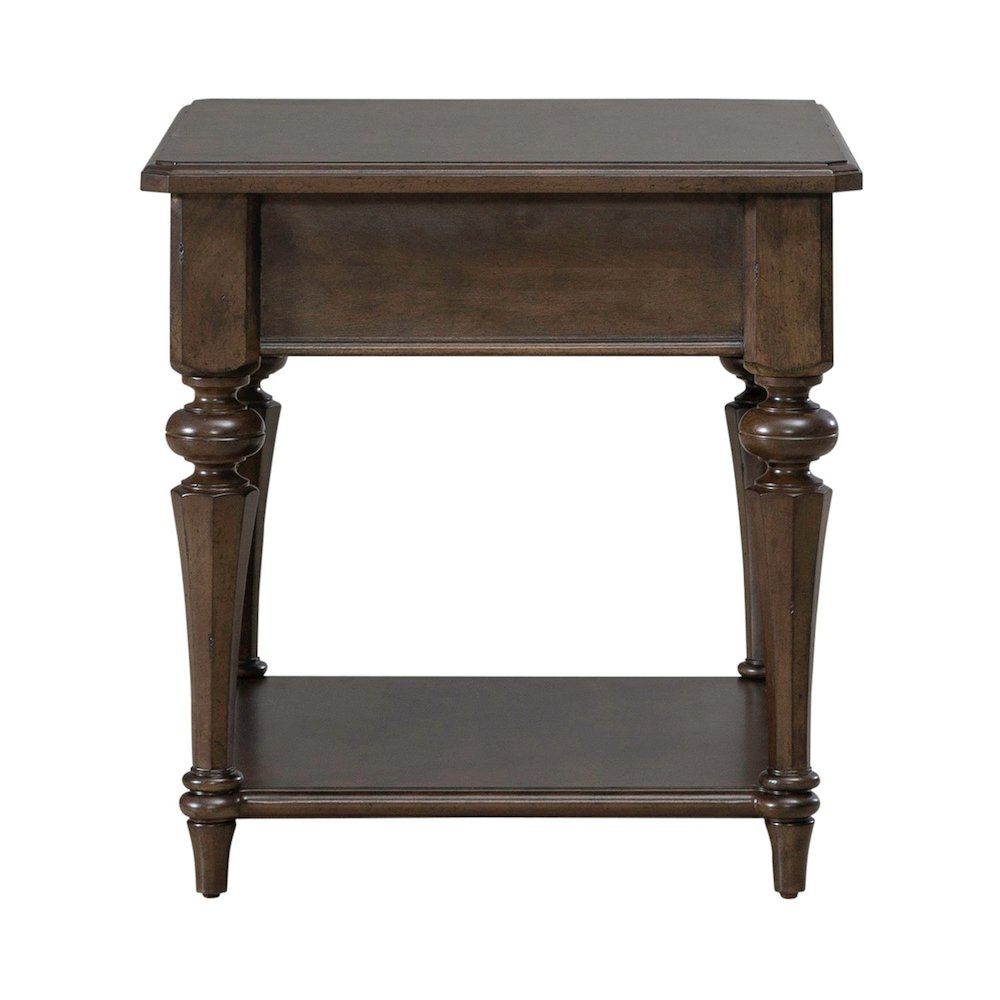 Arden Road Living Room Drawer End Table  - Satin Cherry