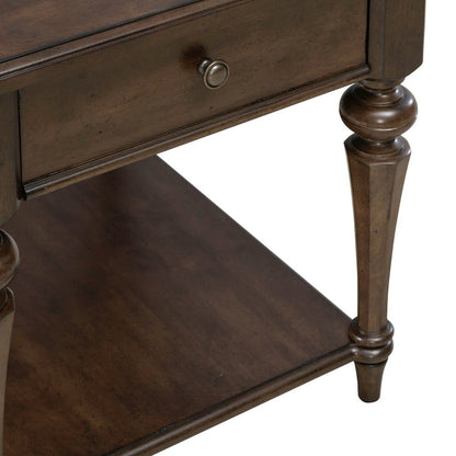Arden Road Living Room Drawer End Table  - Satin Cherry