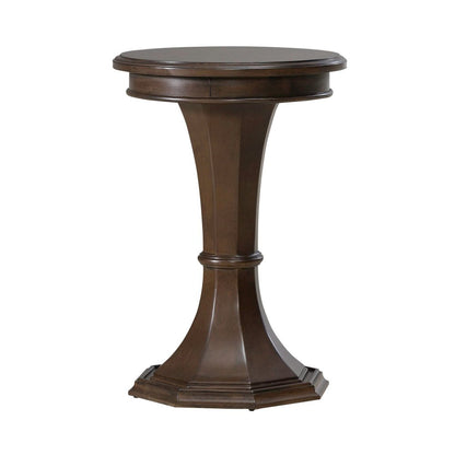 Arden Road Living Room Round Chairside Table  - Satin Cherry