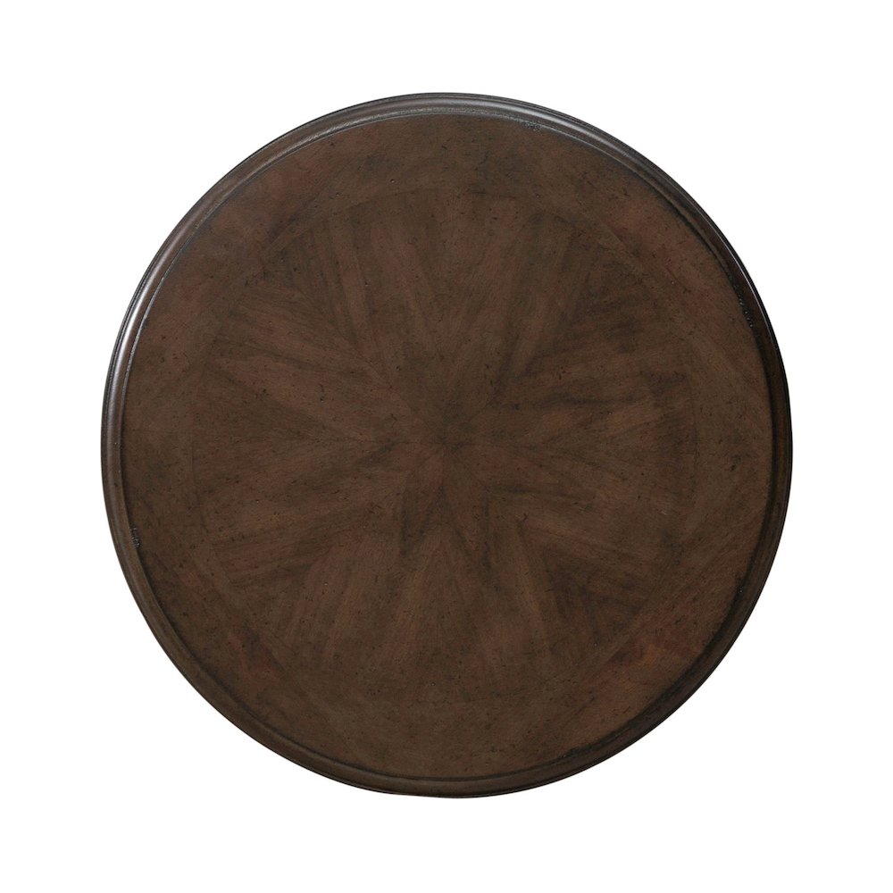 Arden Road Living Room Round Chairside Table  - Satin Cherry