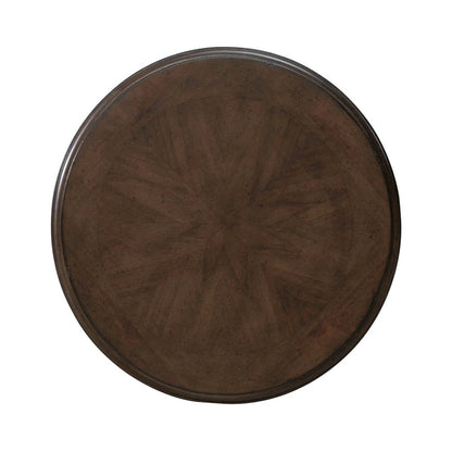 Arden Road Living Room Round Chairside Table  - Satin Cherry