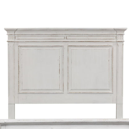 Abbey Park Queen Panel Headboard in Antique White