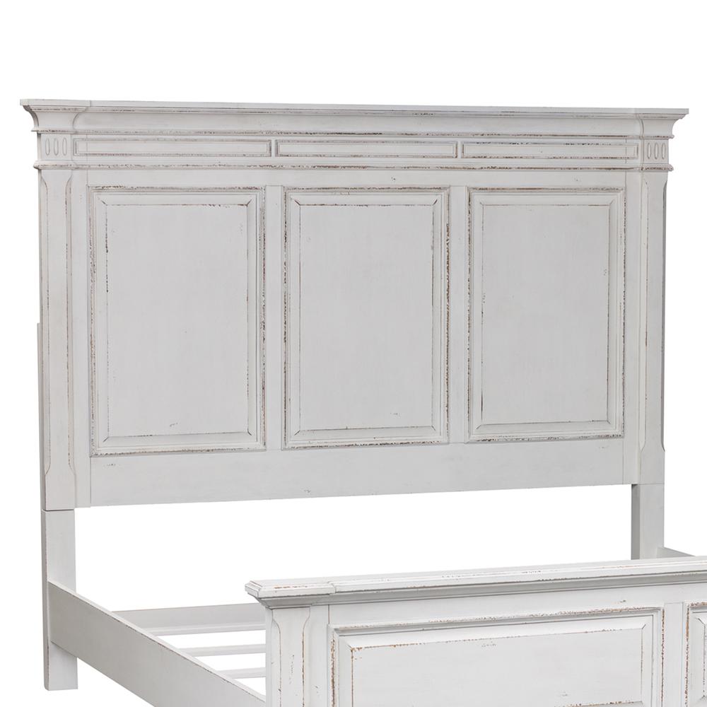 Abbey Park King Panel Headboard in Antique White
