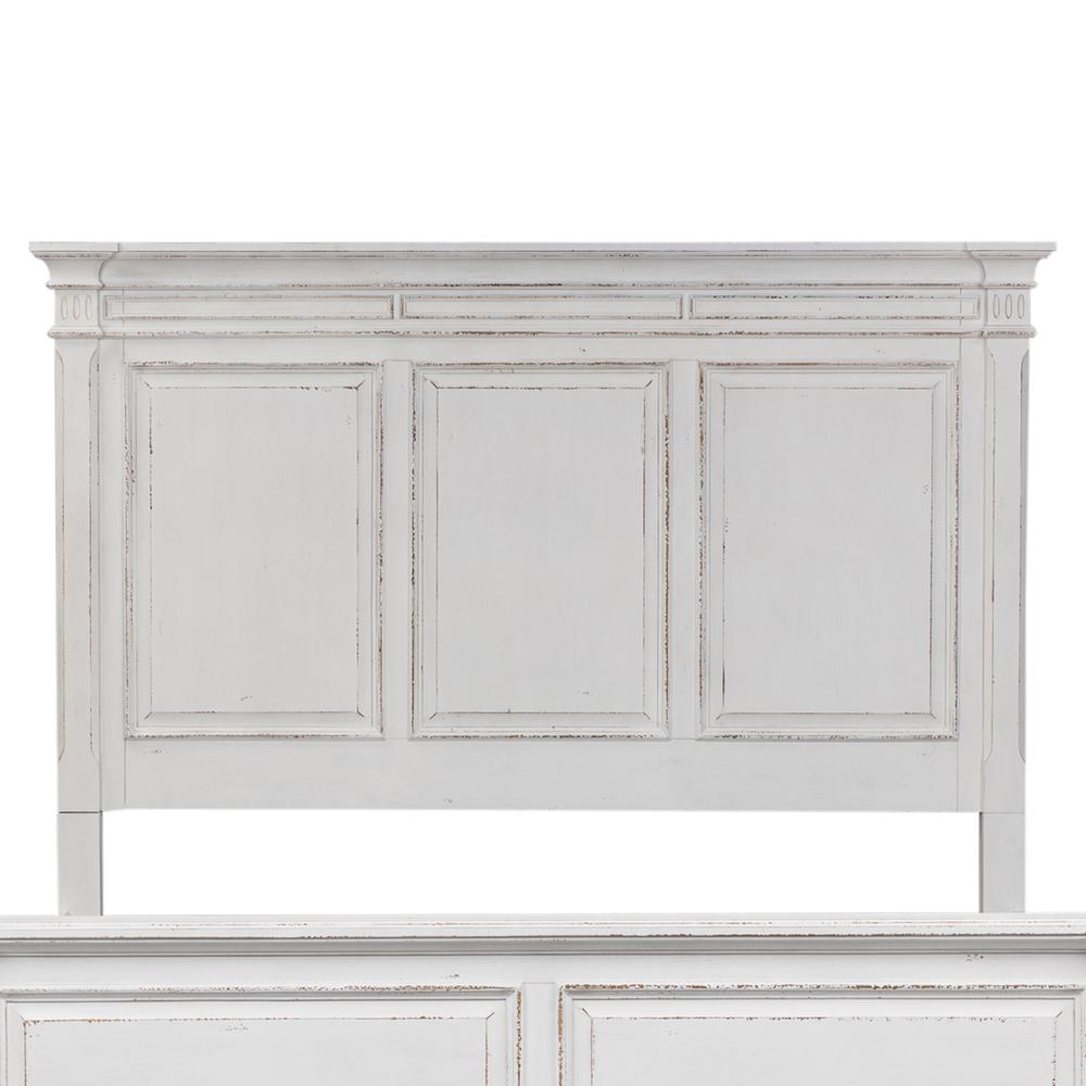 Abbey Park King Panel Headboard in Antique White