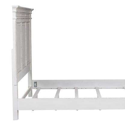 Abbey Park King Panel Headboard in Antique White