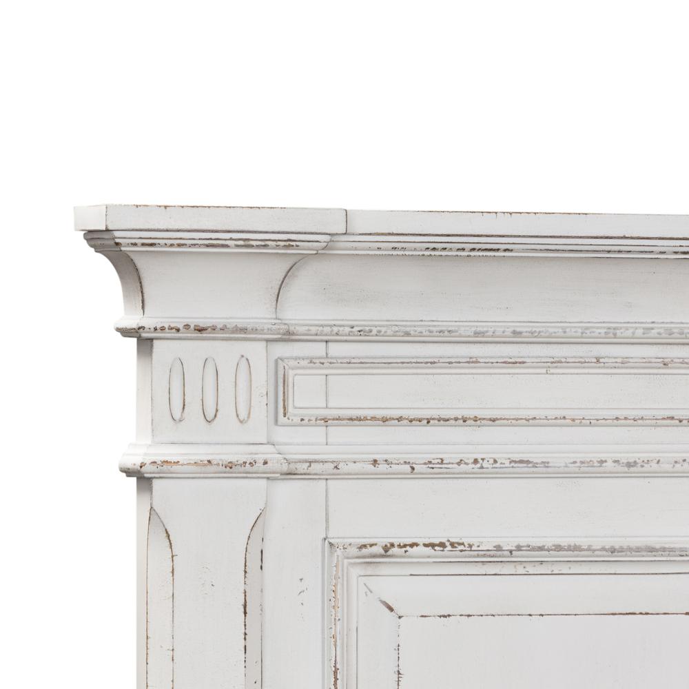 Abbey Park King Panel Headboard in Antique White