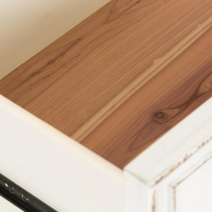 Abbey Park 5 Drawer Chest in Antique White