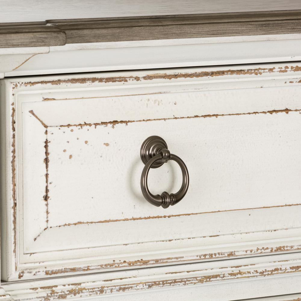 Abbey Park 5 Drawer Chest in Antique White