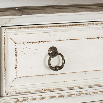 Abbey Park 5 Drawer Chest in Antique White