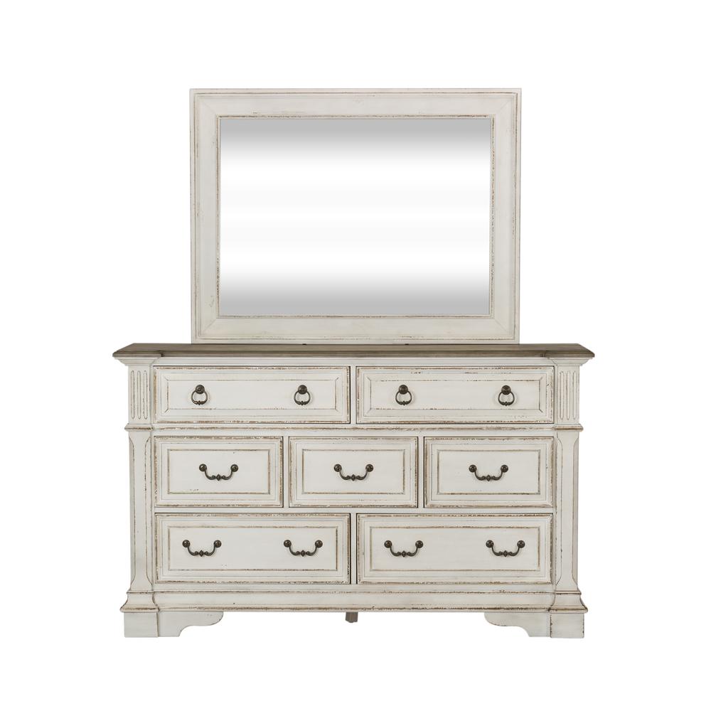 Abbey Park Mirror in Antique White