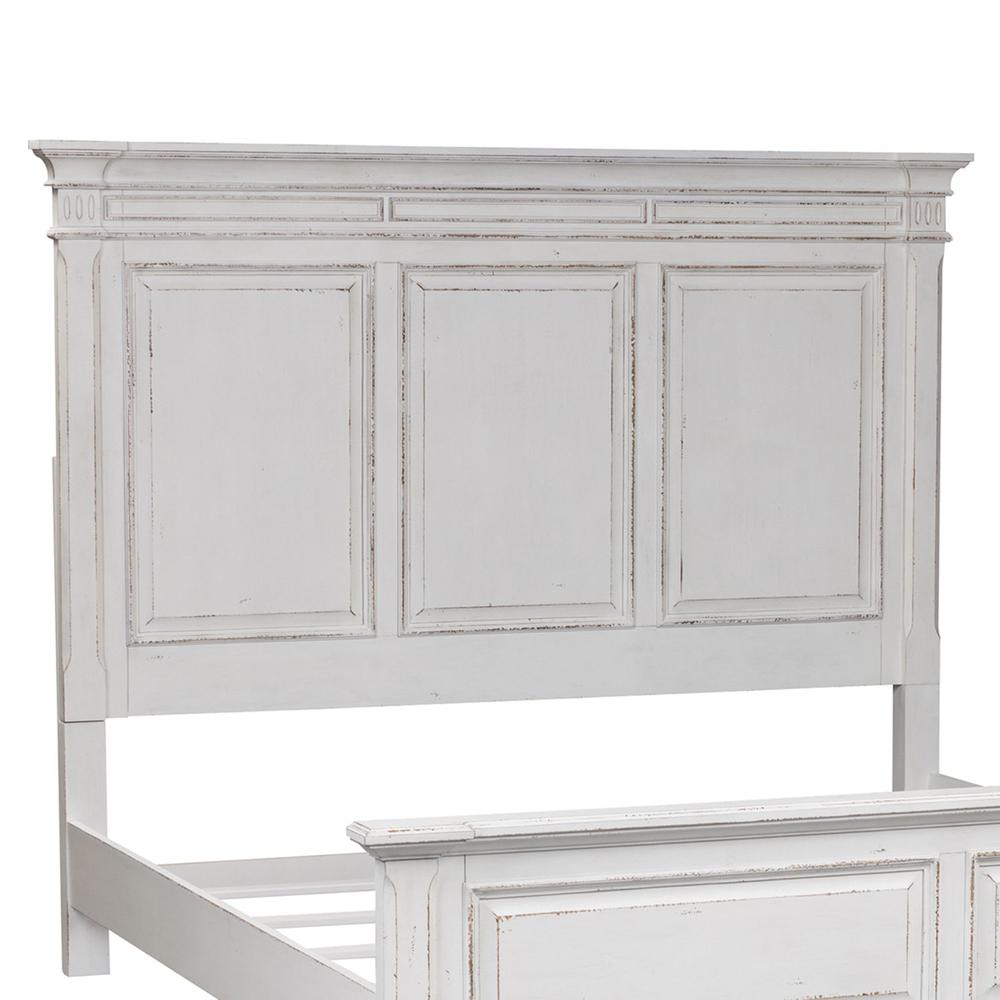 Abbey Park King California Panel Bed in Antique White