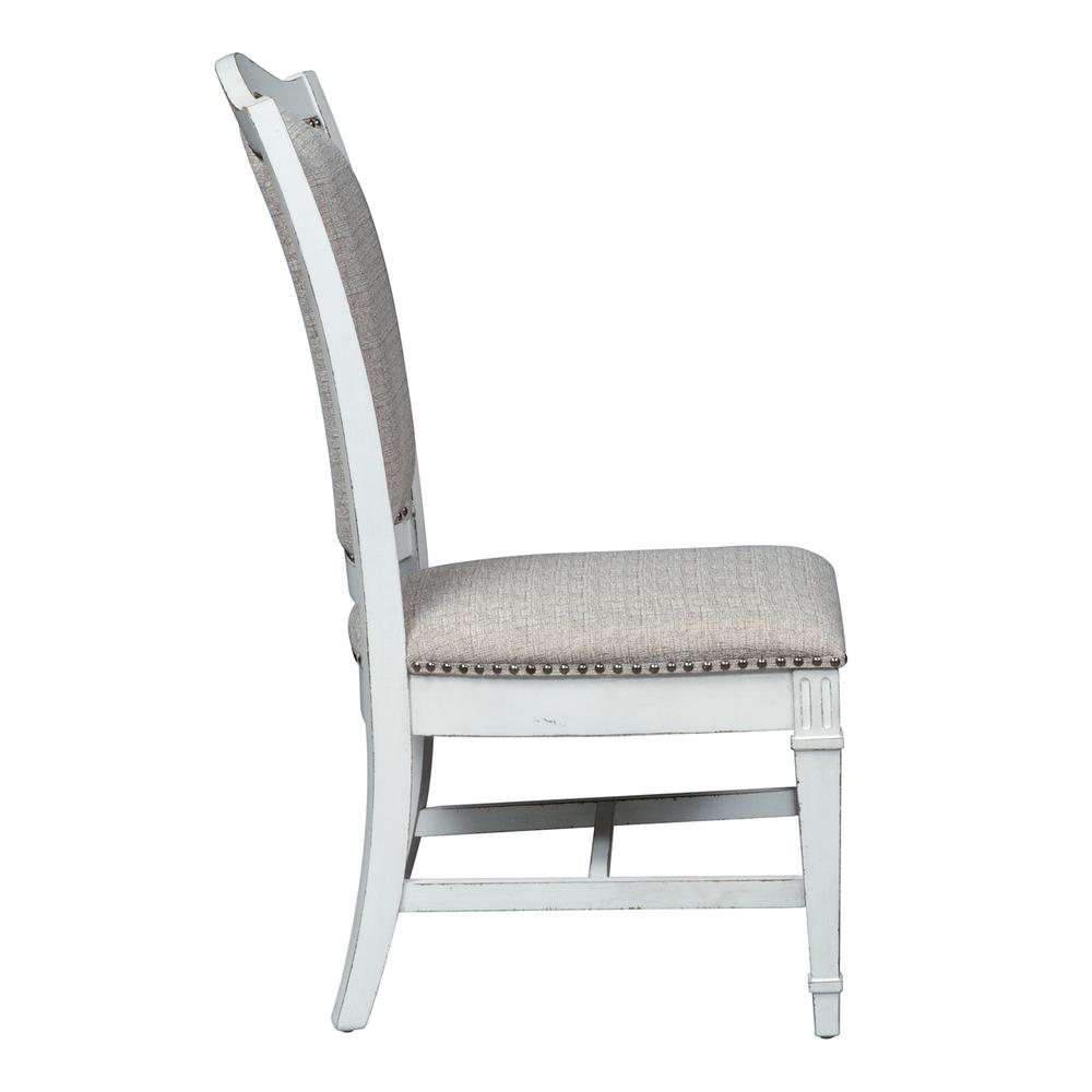 Abbey Park Upholstered Side Chair (RTA)-Set of 2 in Antique White