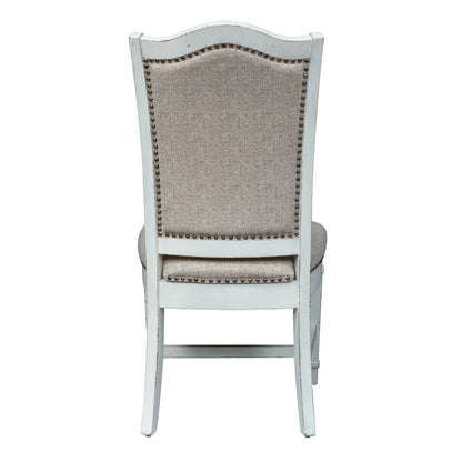 Abbey Park Uph Side Chair (RTA) in Antique White