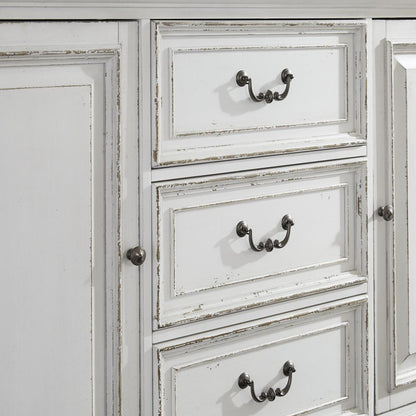 Abbey Park Buffet in Antique White