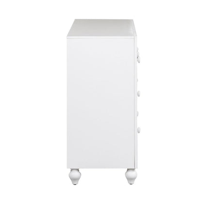 Cottage View 6 Drawer Dresser in White