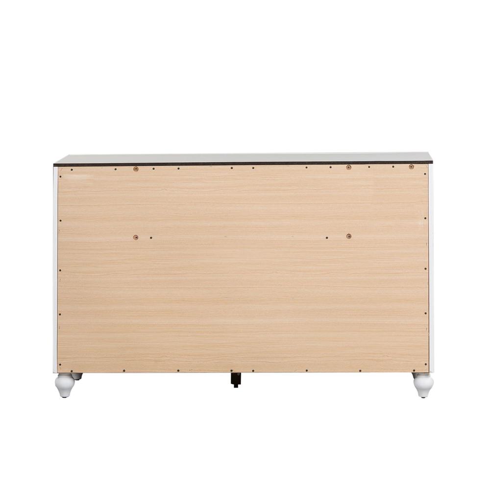 Cottage View 6 Drawer Dresser in White