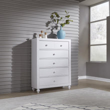 Cottage View 5 Drawer Chest in White