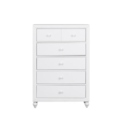 Cottage View 5 Drawer Chest in White
