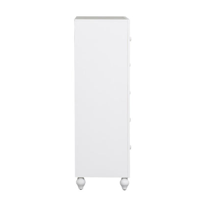 Cottage View 5 Drawer Chest in White