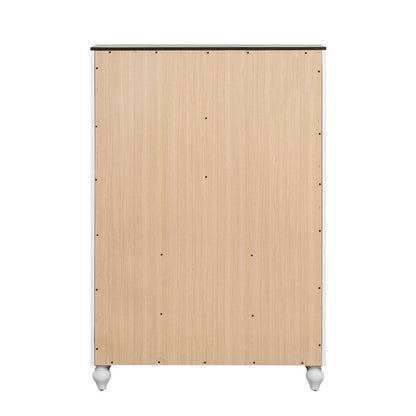 Cottage View 5 Drawer Chest in White