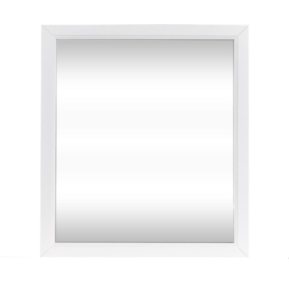 Cottage View Mirror in White