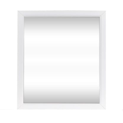 Cottage View Mirror in White