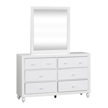 Cottage View Dresser & Mirror in White