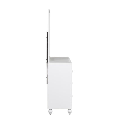 Cottage View Dresser & Mirror in White