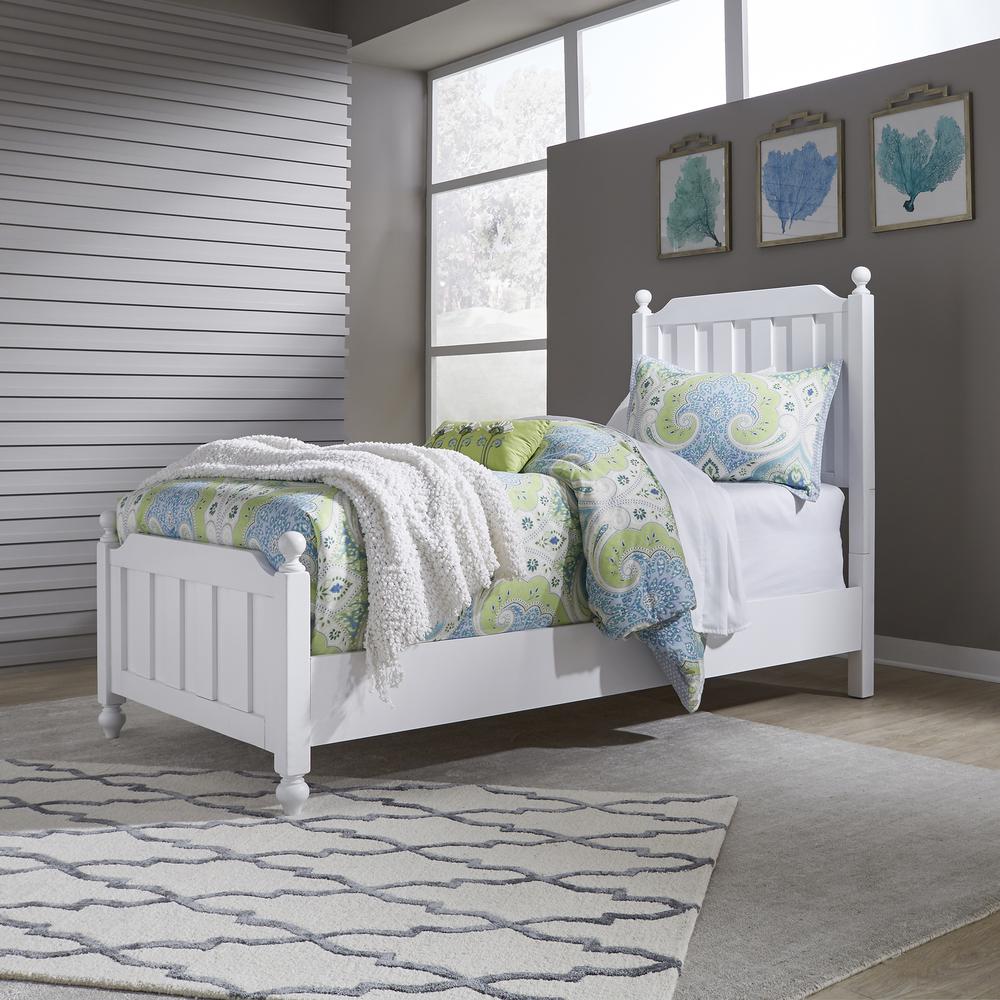 Cottage View Full Panel Bed in White