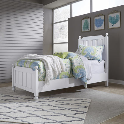 Cottage View Full Panel Bed in White