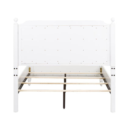 Cottage View Full Panel Bed in White