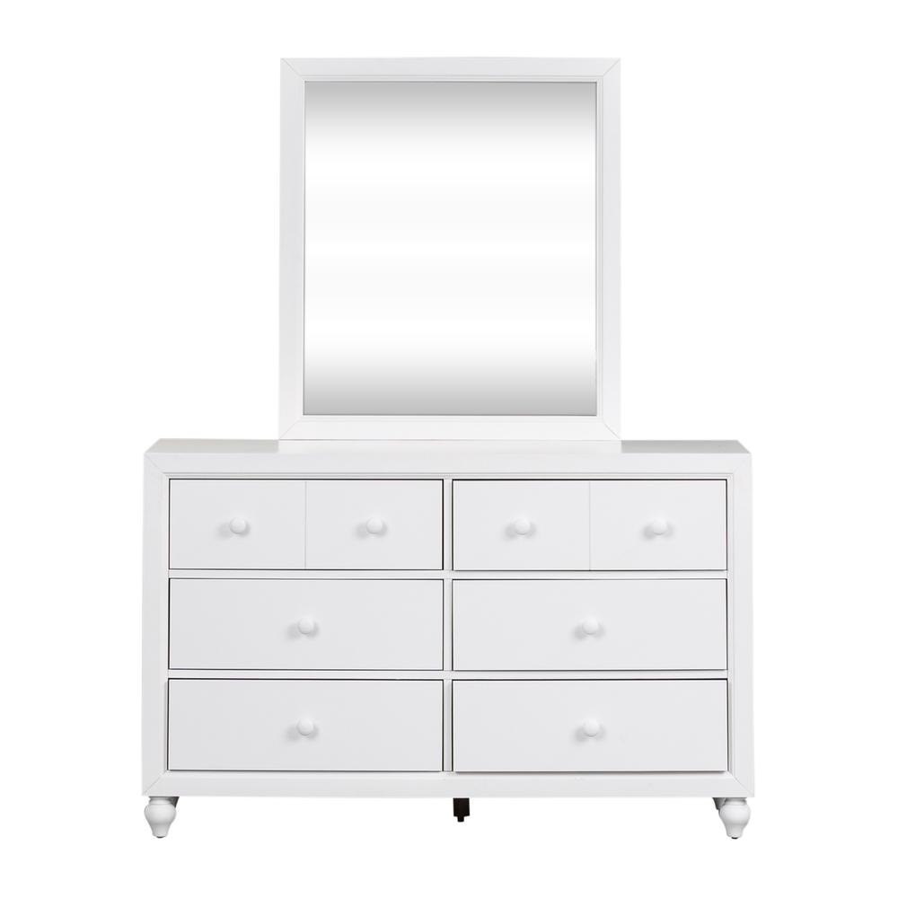 Cottage View Full Panel Bed in White