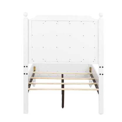 Cottage View Twin Panel Bed in White
