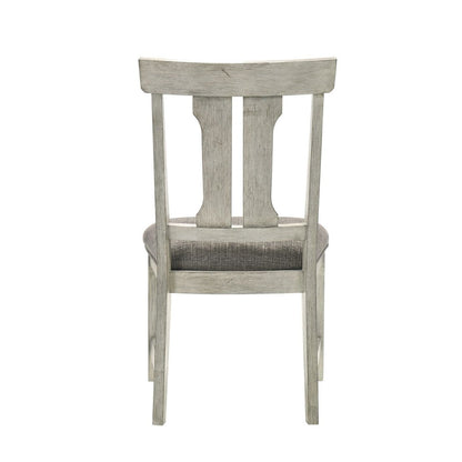 Hallendale Splat Back Side Chair (RTA) - Set of 2 - Gravel Wash