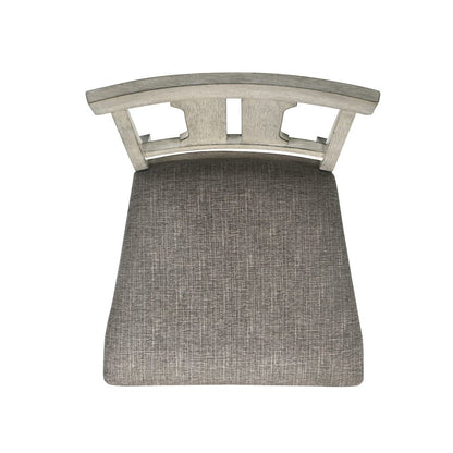 Hallendale Splat Back Side Chair (RTA) - Set of 2 - Gravel Wash