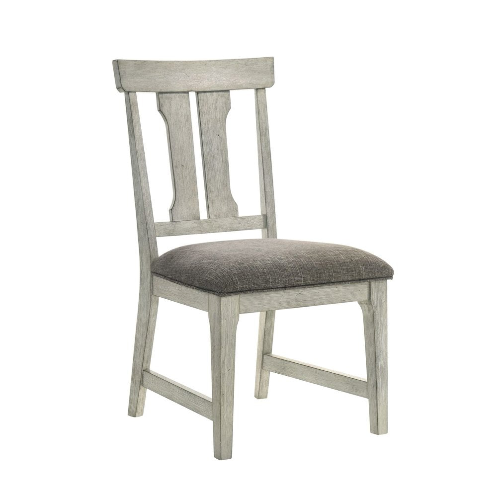 Hallendale Splat Back Side Chair (RTA) - Gravel Wash