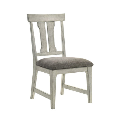 Hallendale Splat Back Side Chair (RTA) - Gravel Wash