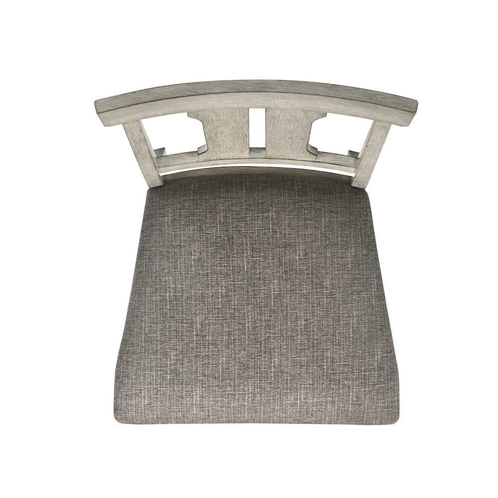Hallendale Splat Back Side Chair (RTA) - Gravel Wash