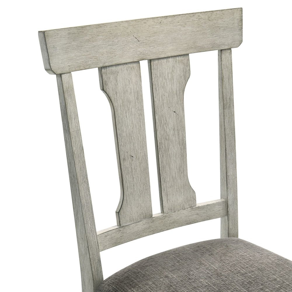 Hallendale Splat Back Side Chair (RTA) - Gravel Wash