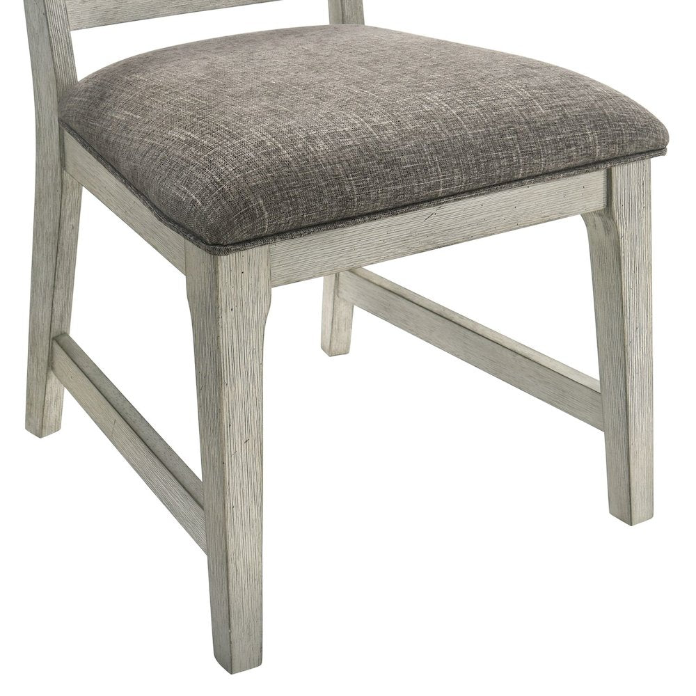 Hallendale Splat Back Side Chair (RTA) - Gravel Wash