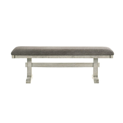 Hallendale Uph Dining Bench (RTA) - Gravel Wash