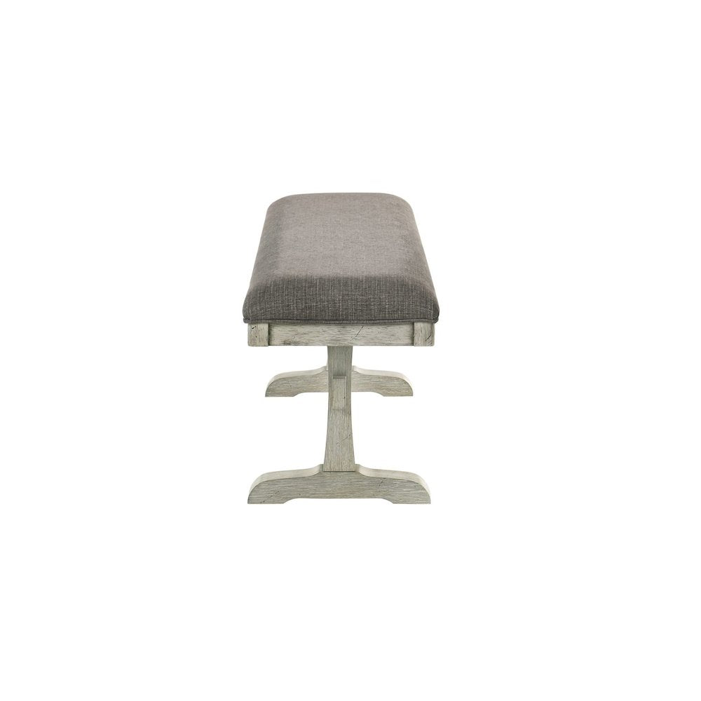 Hallendale Uph Dining Bench (RTA) - Gravel Wash