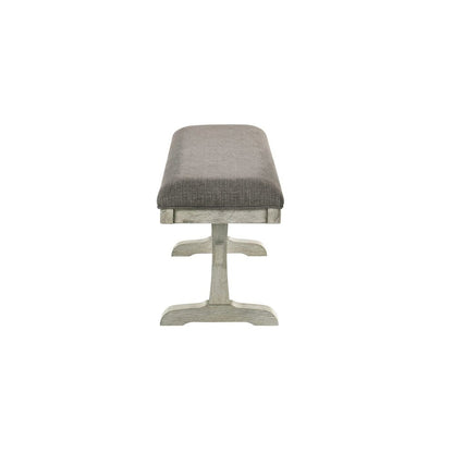 Hallendale Uph Dining Bench (RTA) - Gravel Wash