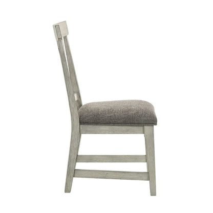 Hallendale 7 Piece Trestle Table Set - Gravel Wash