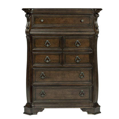 Arbor Place 6 Drawer Chest in Brownstone