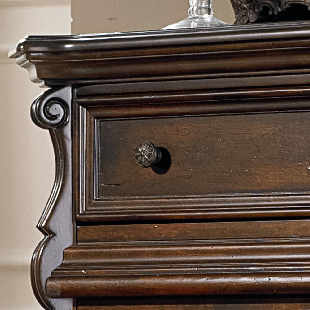 Arbor Place 6 Drawer Chest in Brownstone
